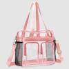 Portable PVC Transparent Shoulder Crossbody Bag Tote Satchel Handbag for Women Lady Large Capacity Clear Bag Waterproof Shopping