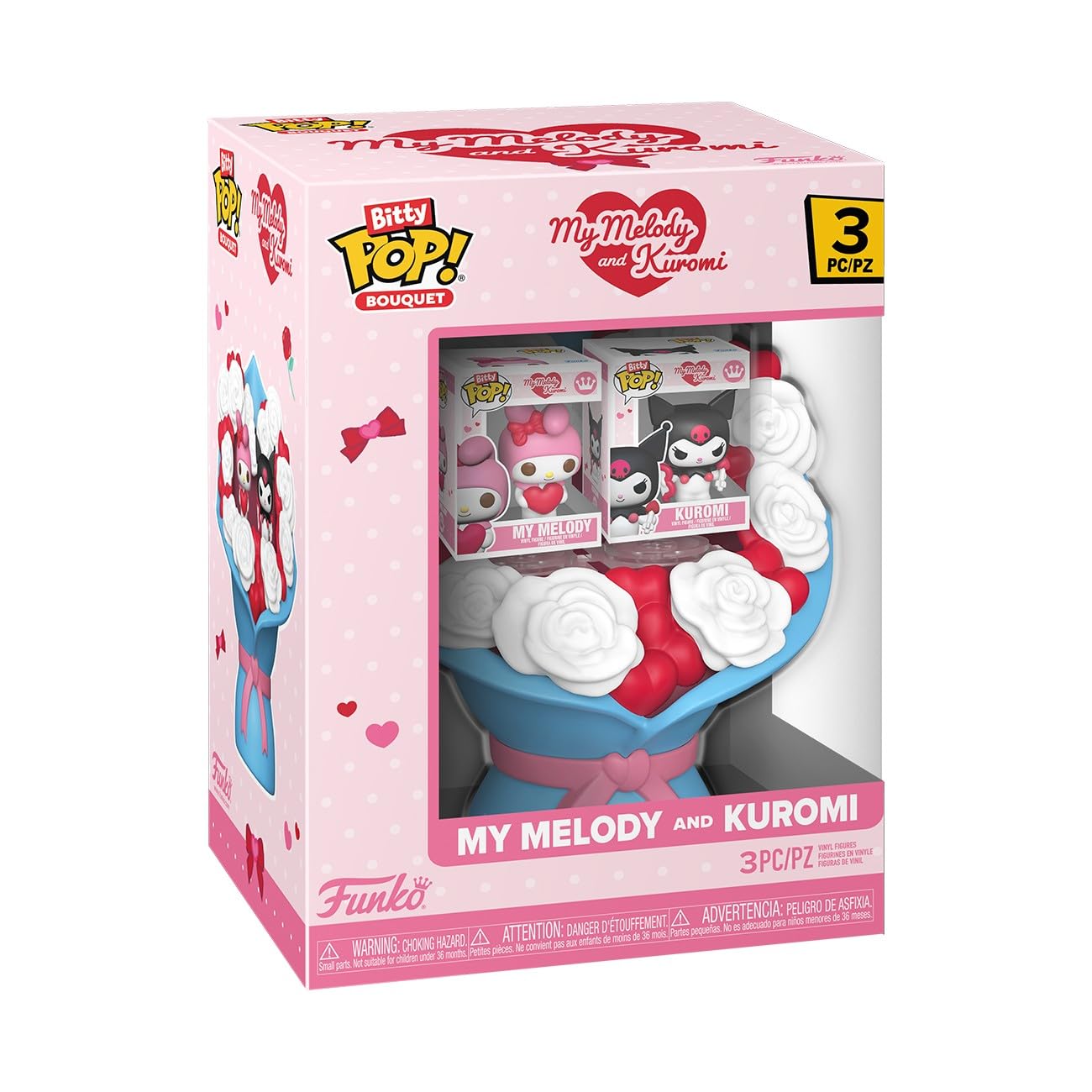 

Funko Bitty Sanrio My Melody and Kuromi Collection Gift Idea Party Bag Stocking Staff Pop! Bouquet - - 2.2cm - - -