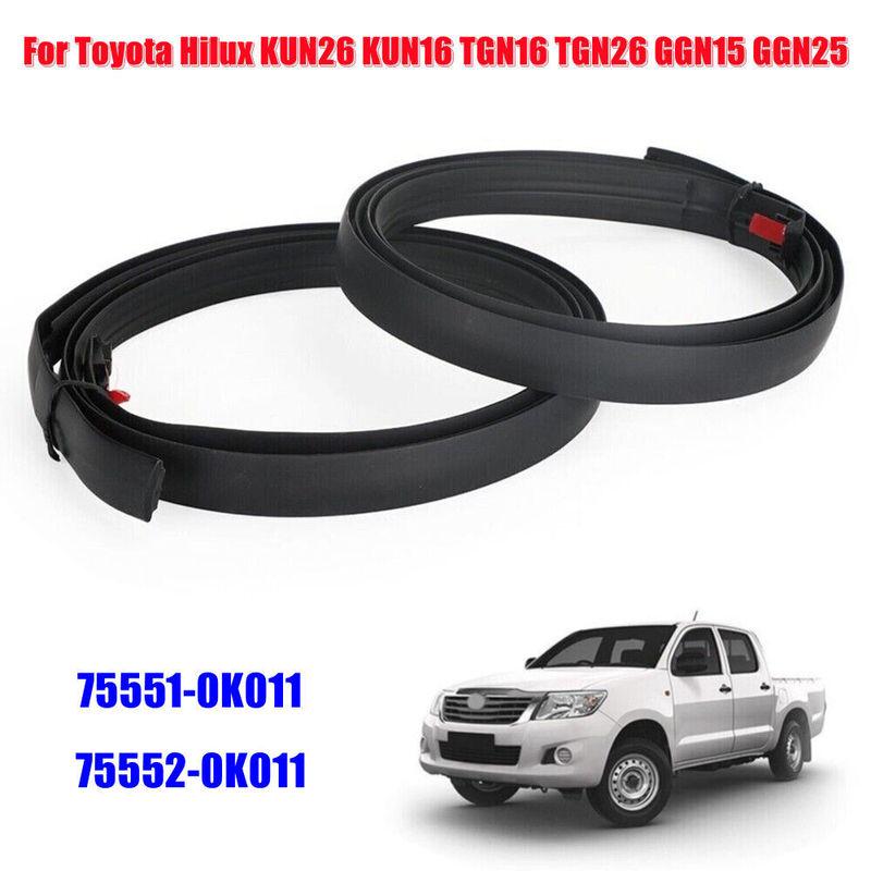 

75551-0K011 75552-0K011 для Toyota Hilux KUN26 KUN16 TGN16 TGN26 GGN15 GGN25 на крышу автомобиля, литые уплотнительные ленты, отделка авто
