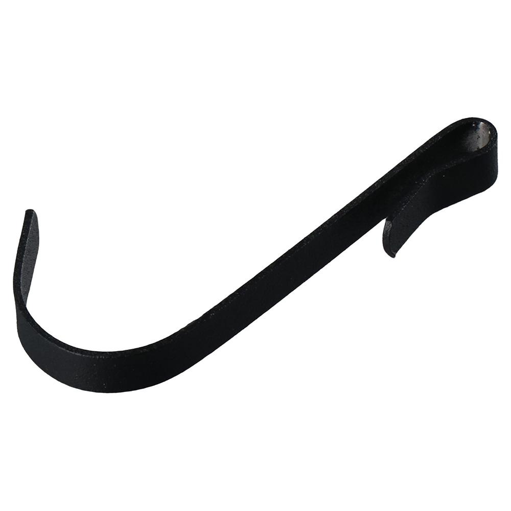 5pcs 6*2cm Sn ap-On Hooks Stainless Steel Small Hook Shelf Flat Card Hook  Living Room