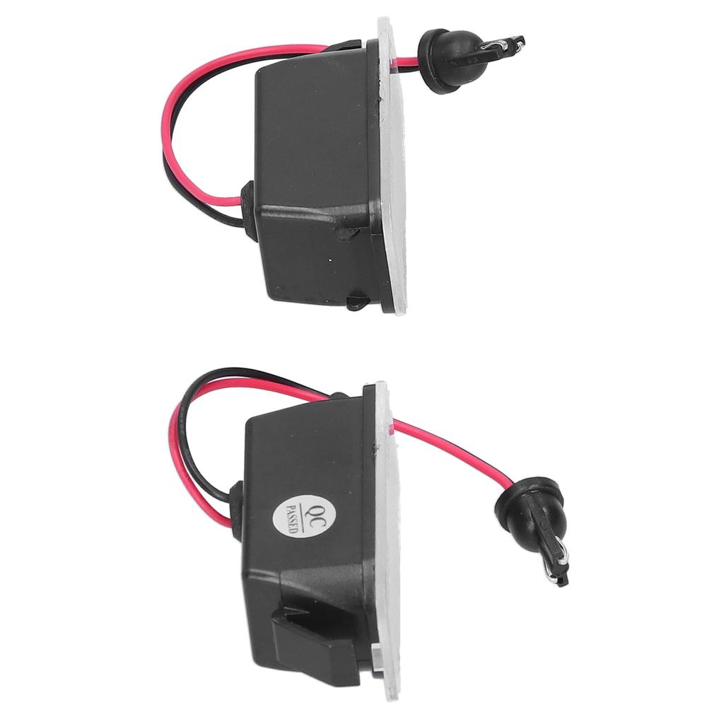Pair Car License Plate Light LED 12V 3W Plastic Plug and Play Fit for Ford Focus MK2 DA3 5D