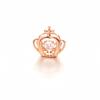 Purple Gold Diamond Crown Pendant, Fashionable And Exquisite Trend Simple Rose Gold Plated Necklace