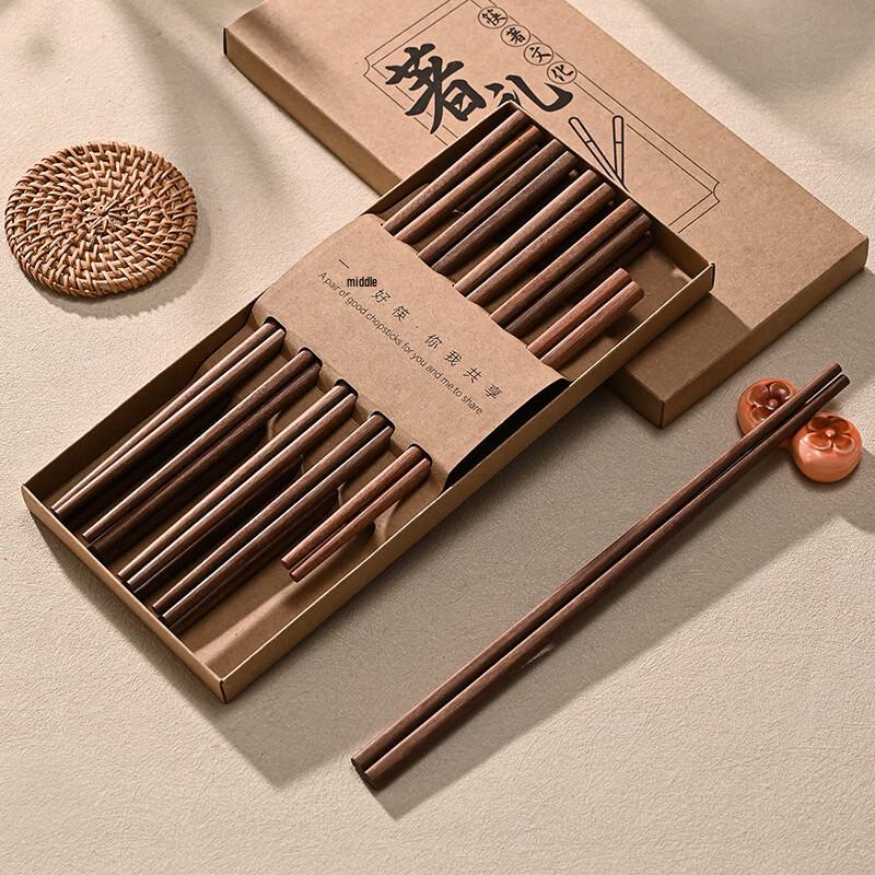 Ruhan Red Sandalwood Solid Wood Chopsticks Gift Set