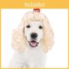 Adorable Light Gold Long Wavy Pet Wig Hat For Dogs And Cats Perfect For Christmas Parties