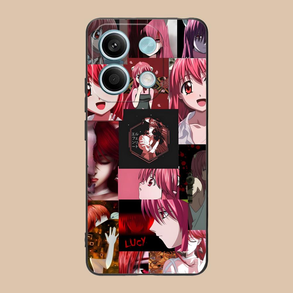 Elfen Lied Lucy Phone Case for Xiaomi 15 14 13 12 Mi 11 T Ultra Lite Pro S X 5G Colour Printing Cellphones Pretty Smartphone