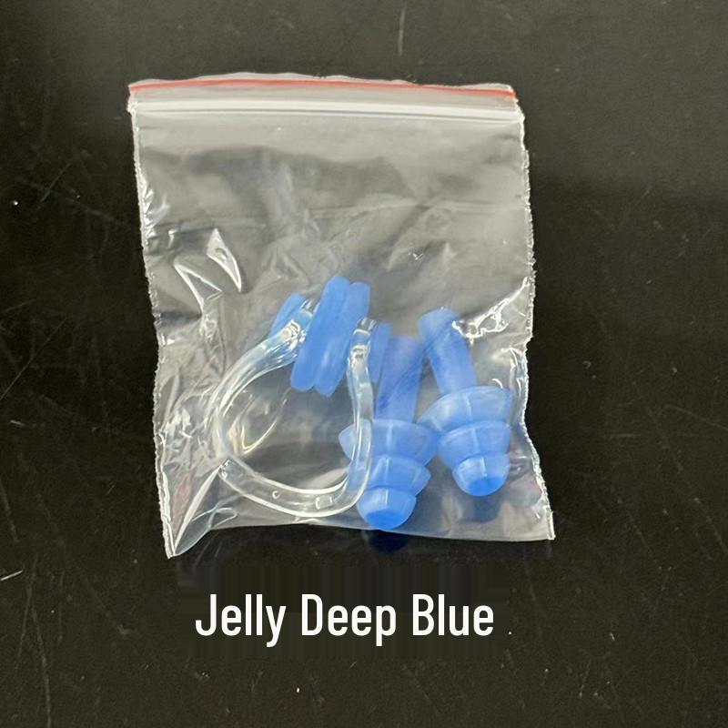 Nose Clip & Waterproof Silicone Earplugs for Swimming - Universal Fit for Adults & Children