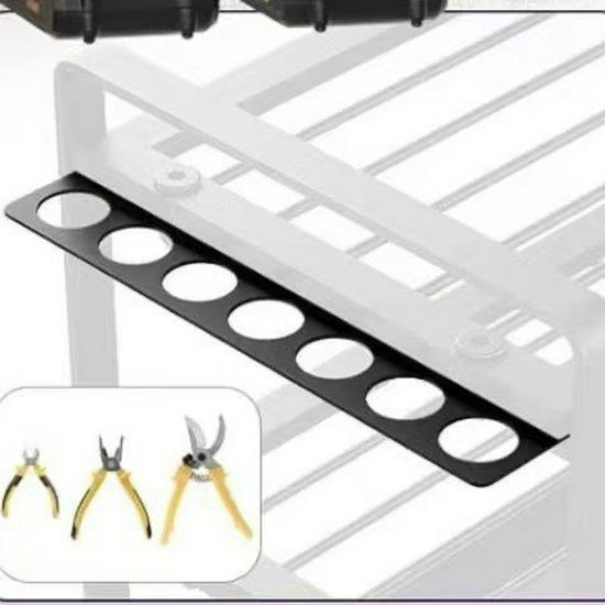 4-Tier Wall-Mounted Electric Tool Storage Rack