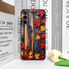 Vintage Autumn Fall Maple Leaf Pattern Phone Case for Honor Huawei 200 100 400 PRO 90 80 70 Lite Magic 8 7 6 5 Pro 5G Soft Cover