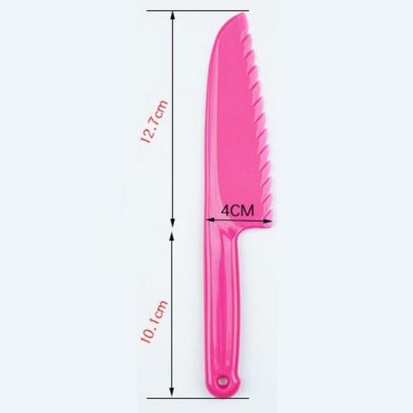 Safety Knife for Children + Pouch, Pink, 1 Set, Korean Popular Tableware