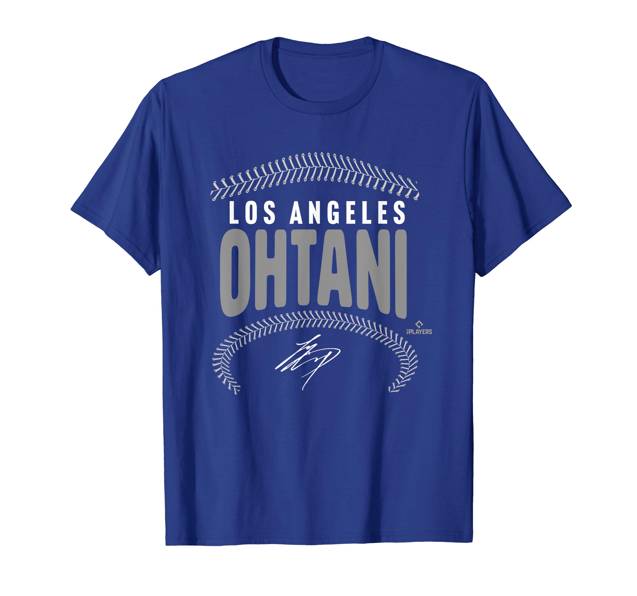 

Shohei Ohtani Los Angeles Name Number & (Front & Back) T-Shirt синий