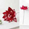 Large Glitter Artificial Christmas Flower Beautiful Xmas Tree Ornaments  Party Supplies