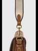 2024 Spanish Women's Saddle Bag with Magnetic Buckle and Sewing Decoration