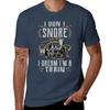 I Dont Snore I Dream Im a Train  Train Collector Gift TShirt Man T Shirt Cotton High Quality TShirt