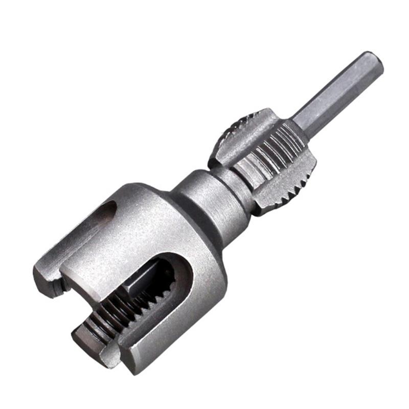 Alloy Steel Pipes Thread Cutter Set 1/2" DN15 & 3/4" DN20 Internal External Thread Cleaner For Plumbing Maintenance