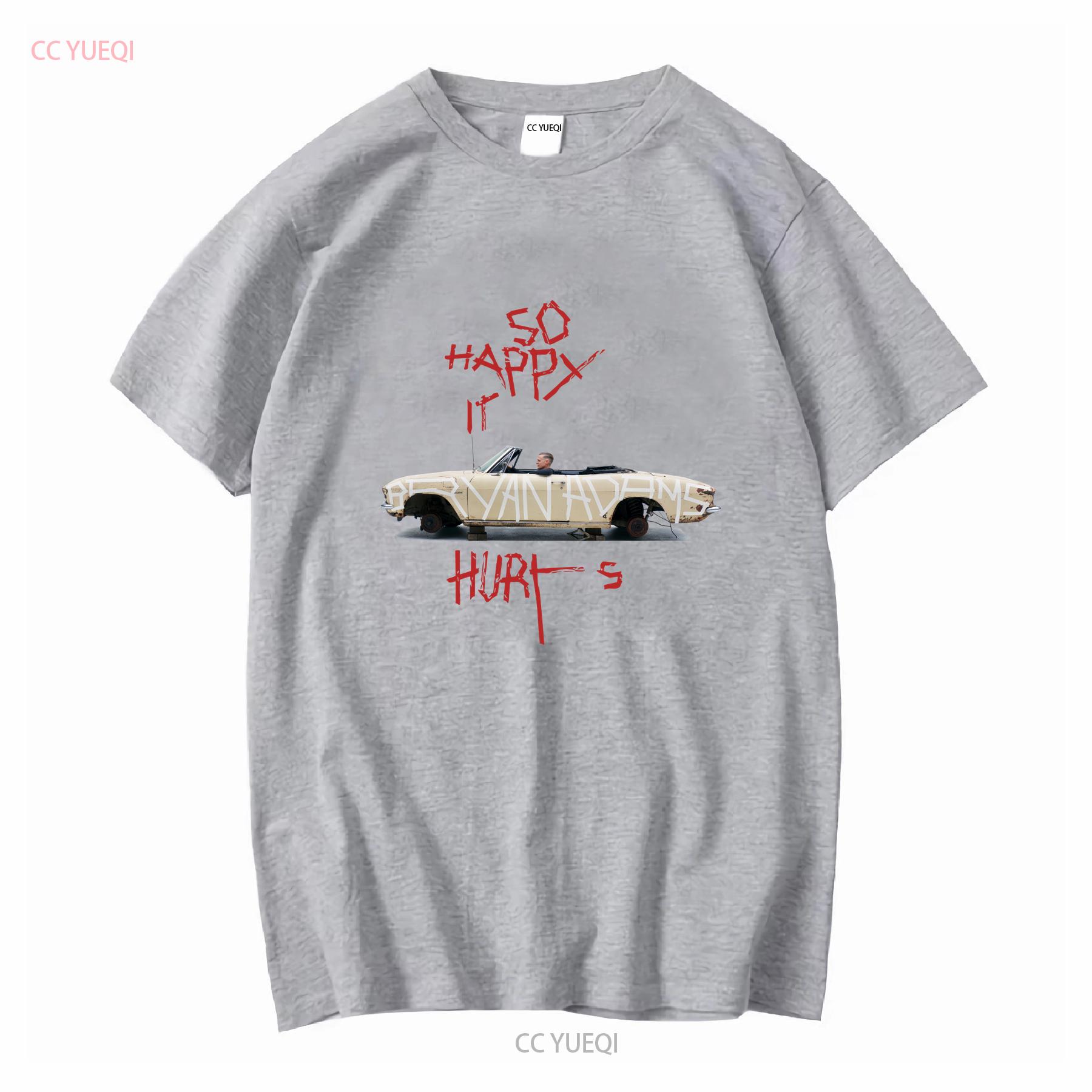 

Футболка Bryan Adams So Happy It Hurts Tour Полный размер S 5XL с длинным или коротким рукавом винтажная стираная мужская модная дизайнерская одежда S