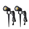 Herimo 5W Warm White LED Garden Lights, 3000K, 400LM Spotlights, IP65 Waterproof Garden Lighting, 3M Power Cord, Rotatable Up/Down/Left/Right, Landsca
