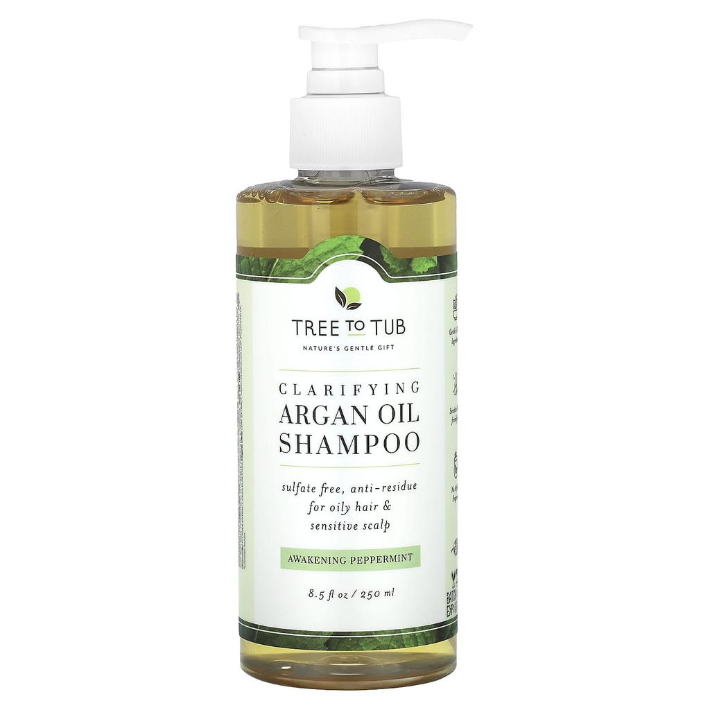 Clarifying Argan Oil Shampoo, Awakening Peppermint, 250Ml(8.5Fl Oz)