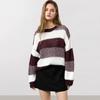 Women's Striped Relaxed Knit Sweater