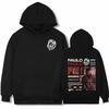Rapper Paulo Londra Homerun Graphic Hoody Men Women Hip Hop Vintage Loose Sweatshirts High Quality Casual Fleece Hoodie Pullover
