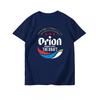 2026 New Orion Men's Short Sleeve T-Shirt Pure 100%Cotton Summer Wear Collaborative Beer Themed Fun Casual Men's Women's T Shirt