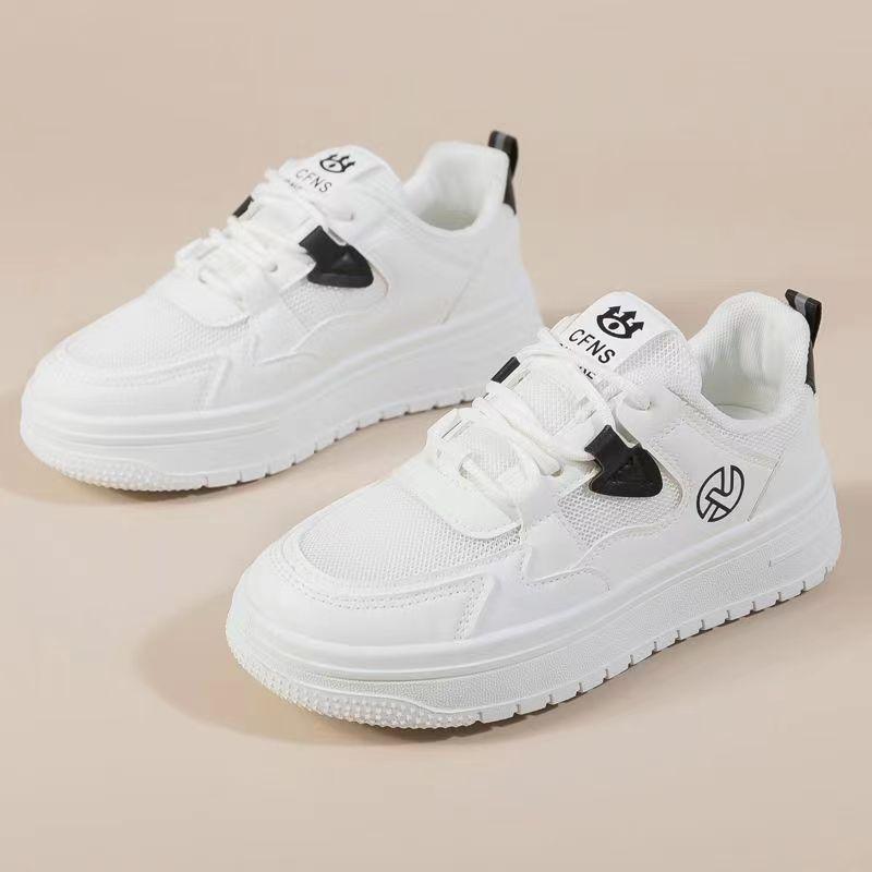 

2025 summer mesh breathable little white shoes women s shoes new versatile sports and leisure dad shoes soft sole summer models 35