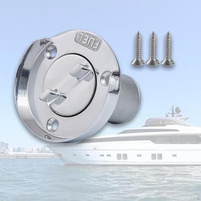 Tappo Riempimento Carburante per Ponte Barca con Viti Accessori 1-1/2" 38mm Parti di Ricambio Facili da Installare per