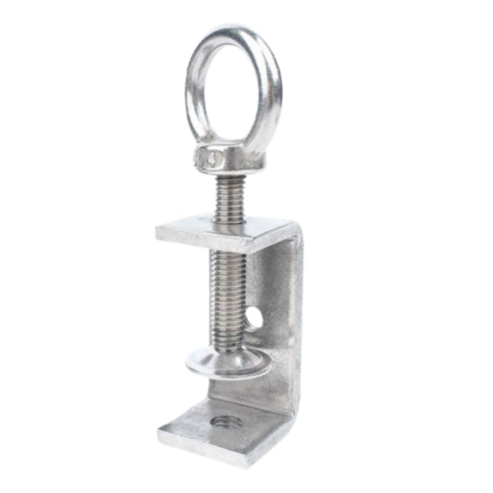 

1pc Pull Ring C-clamp Adjustable Fixed Holder Clip Professional Square Clamp Hardware Fasteners 20mm Opening-Pull Ring