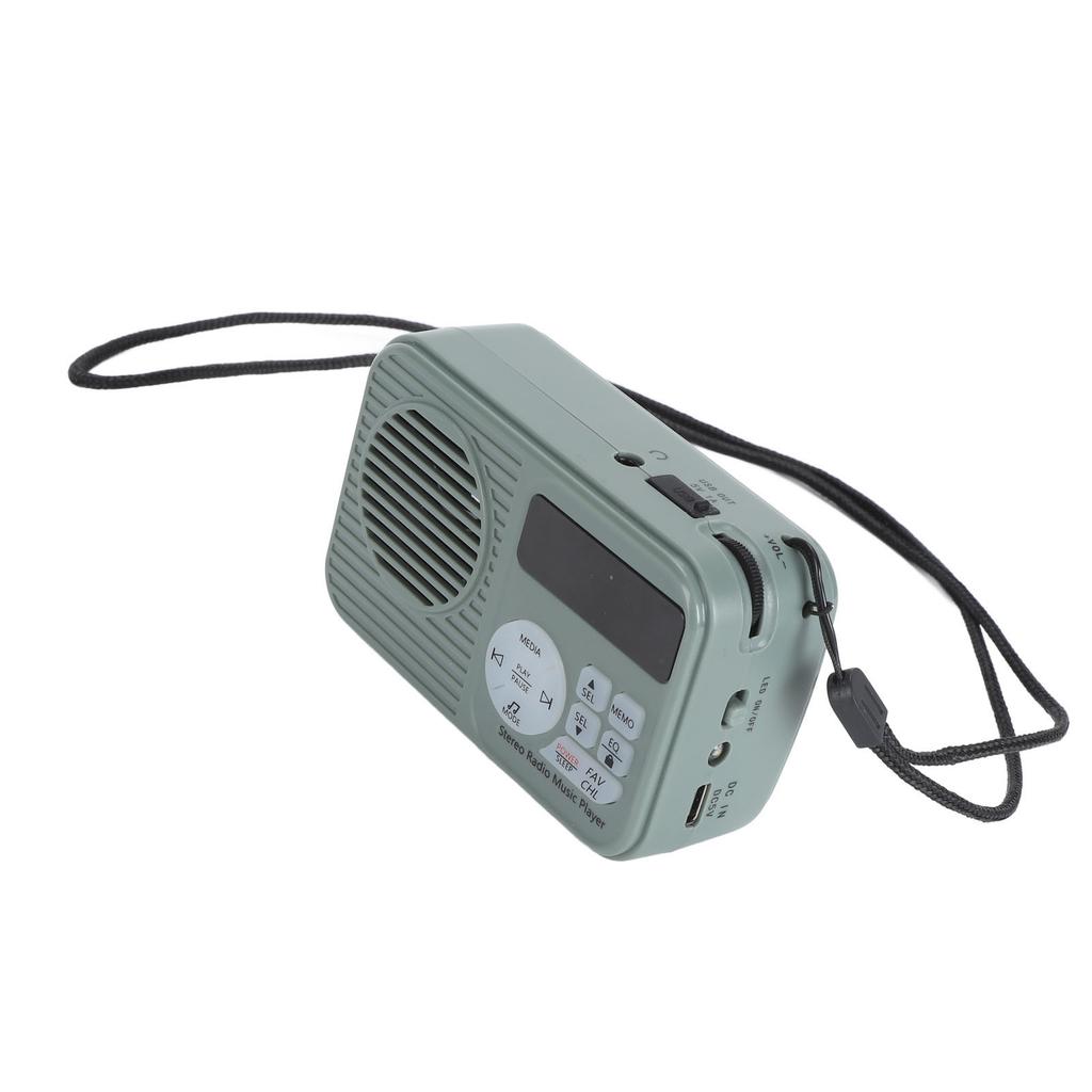 Retro Bluetooth Radio High Sensitivity Backlit Display DSP Wireless Vintage Small Speaker with