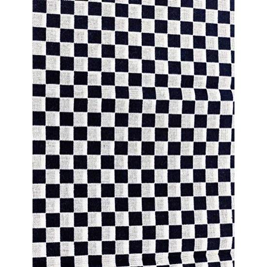 Miyamoto-Towel Japan-made tenugui small pattern Japanese design Izumi Koubai 3390cm Ichimatsu (Navy) 33466