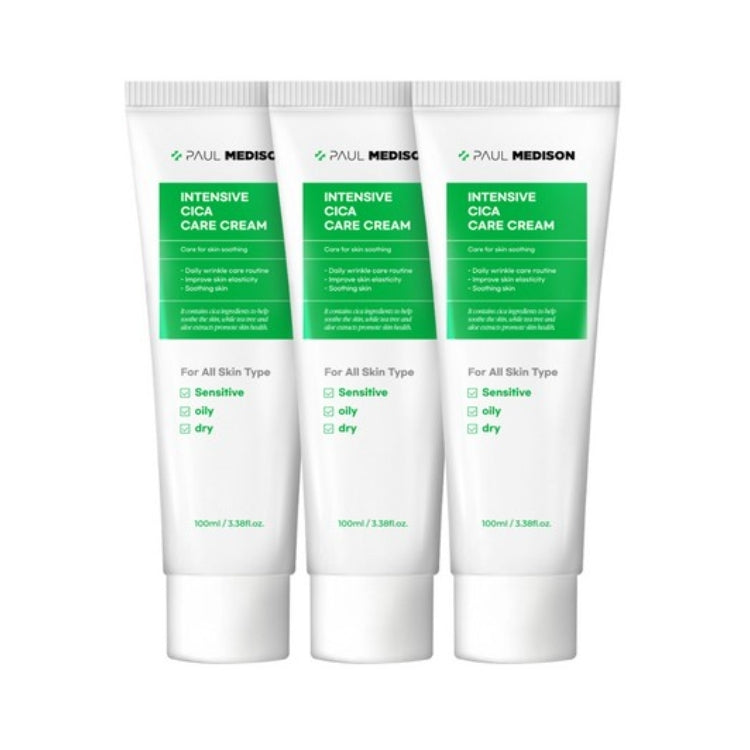 

Paul Medison Интенсивный Cica-крем 100мл*3шт/5шт 3Pcs