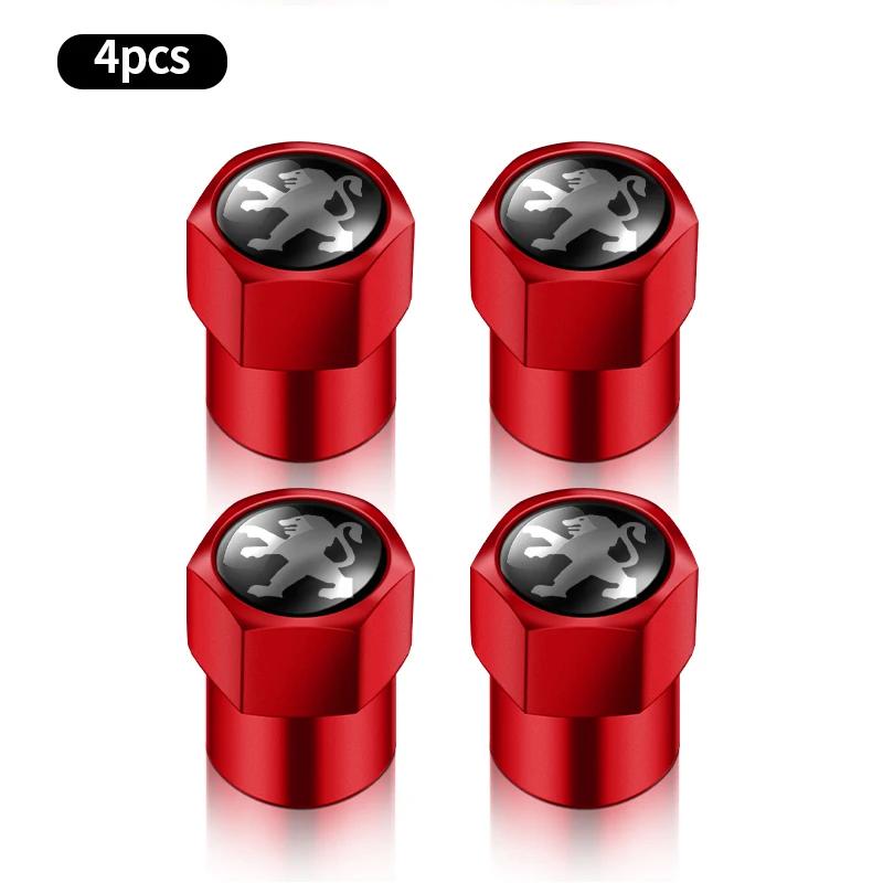 New Metal Hexagonal Car Wheel Tire Valve Ventil Caps For Peugeot 206 207 307 3008 2008 308 407 408 508 301 208 Car Accessories