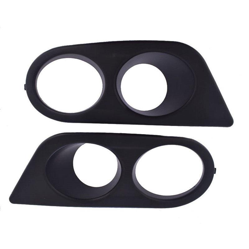 1 Pair Surround Air Duct For BMW E46 M3 2001-2006 Car styling Front Bumper Car Fog Light Covers Dual Hole