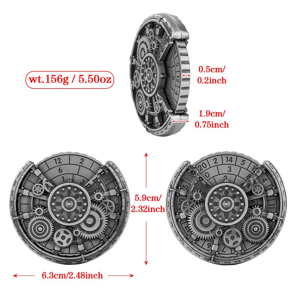 Fidget Spinner - 2.32" Premium Metal Hand Spinner, High Speed Bearing, Durable EDC Focus Toy, Stress Relief and Anxiety Reduction