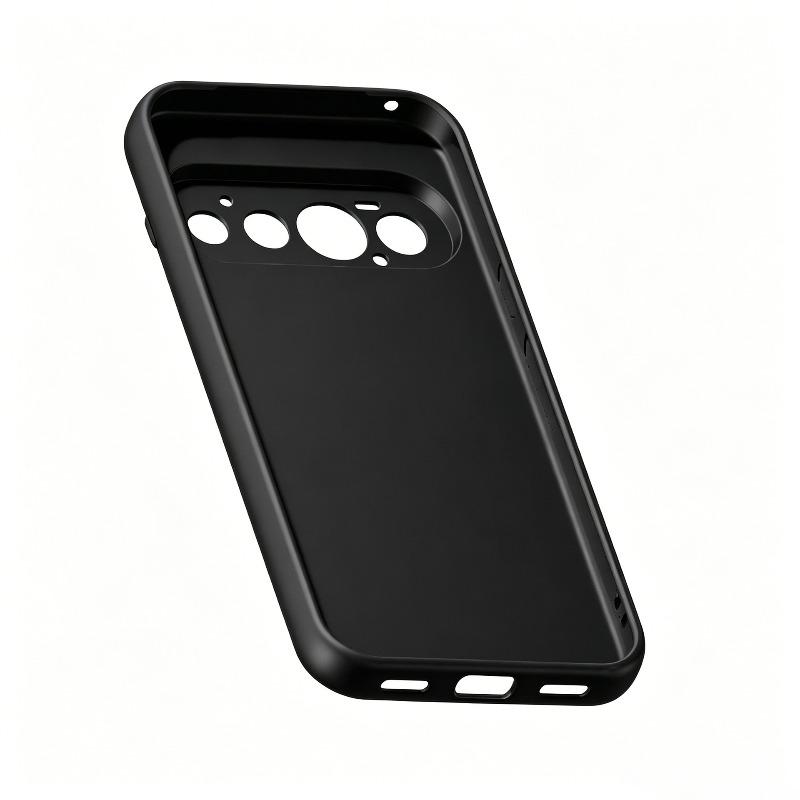 Per Google Pixel 11 Pro XL Custodia Morbida in TPU per Google Pixel11 Pixel11ProXL Cover Posteriore Nera Opaca Satinata Guscio in Silicone