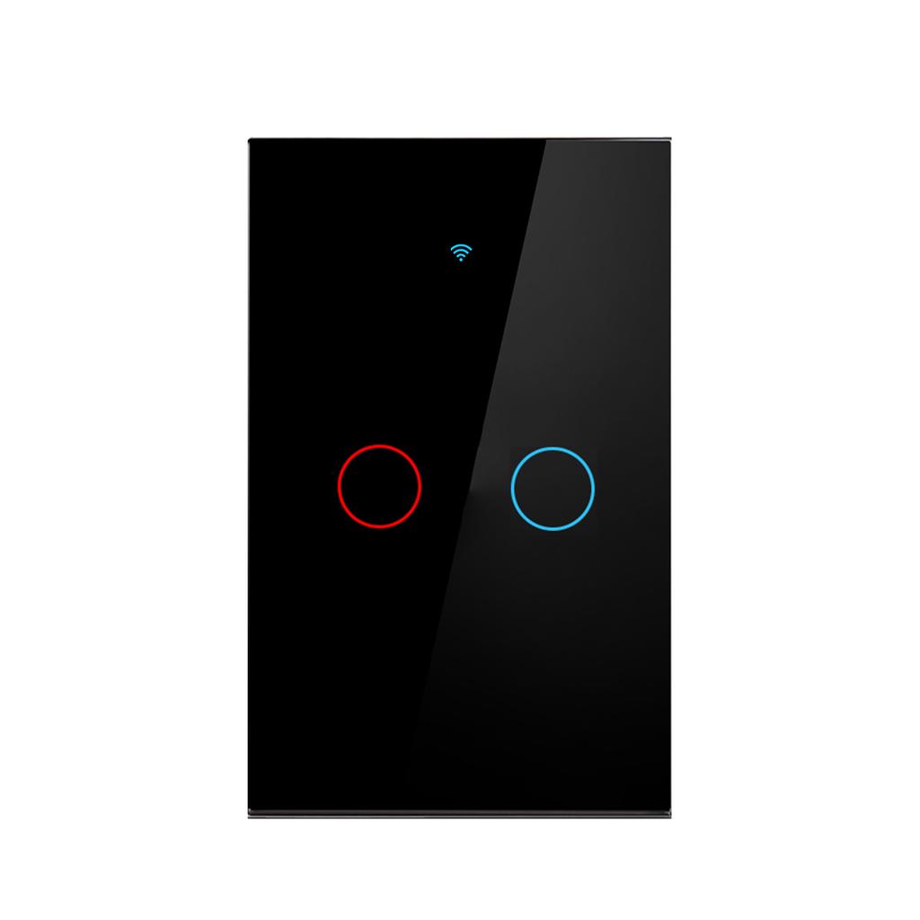 AXUS WiFi Ewelink APP Light Wall Switches Touch Smart Wireless Remote Control No Neutral Wire Install Support Alexa Google Home