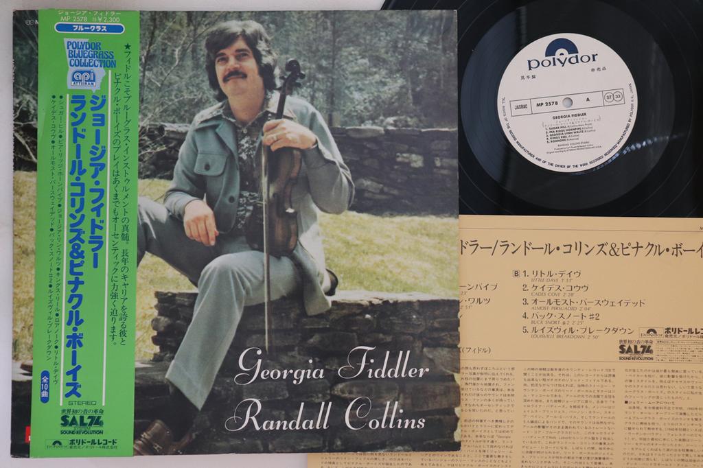 LP Record RANDALL COLLINS - Georgia Fiddler MP2578PROMO POLYDOR 1977 Japan Obi Country/Folk Used