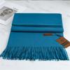 Scarf Imitation Cashmere 29 Colors Thick Warm Solid Color Scarf Shawl Women'S Winter Fashion Tassel Versatile Scarf Men