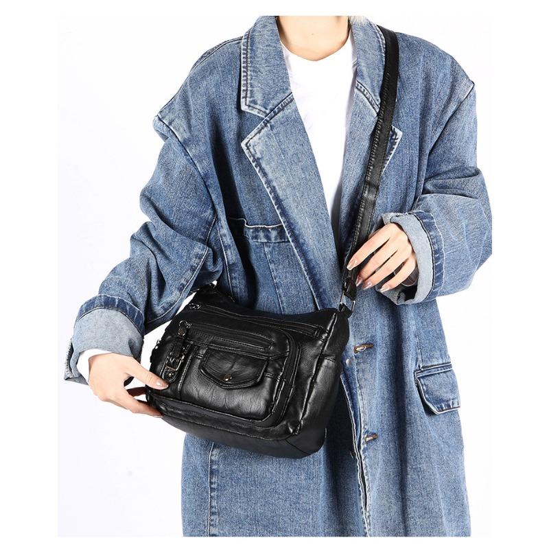 Women's Shoulder Lightweight PU Soft Leather Crossbody Bag