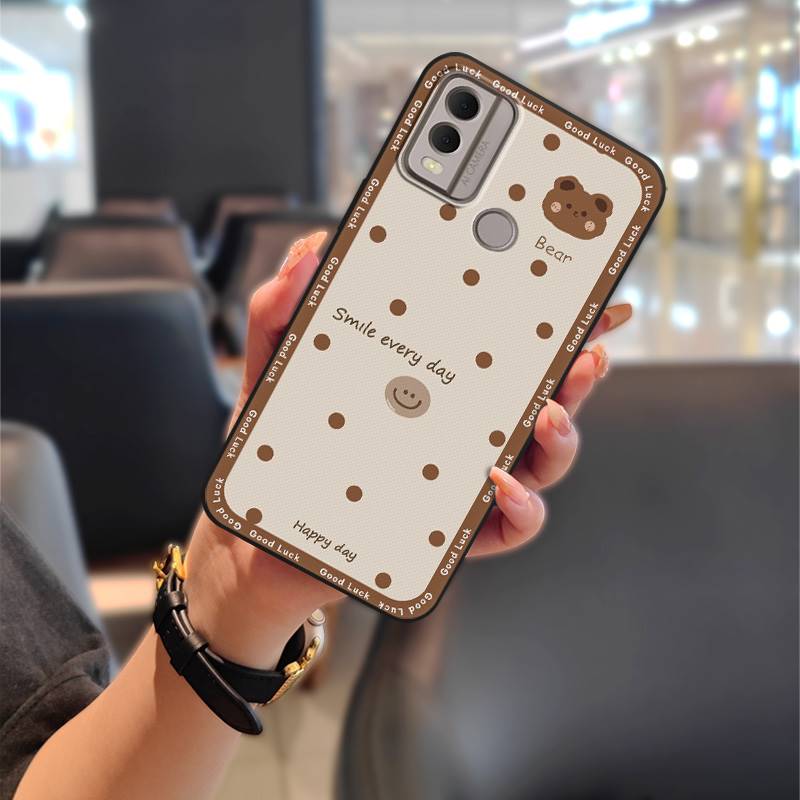 Silicone Animals Phone Case For Nokia C22 Waterproof Protective Anti-dust Cartoon Graffiti Durable Fashion Design Cute