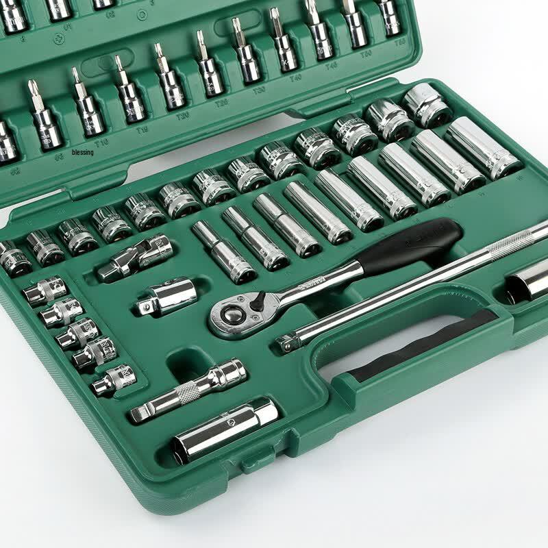 SATA 58-Piece 10MM Socket Set