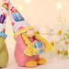 Cross New Faceless Gnome Rudolph Valentine's Birthday Doll Window Display Ornament.