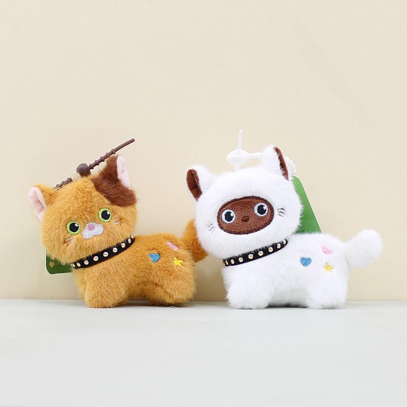 Cat Little Cute Keychain Cartoon Girl Backpack Decorative Pendant Doll Gift