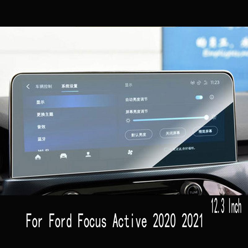For Ford Focus Active    Car GPS Navigation Film LCD Screen Tempered Glass Protective Film Anti-scratch Film Accesso