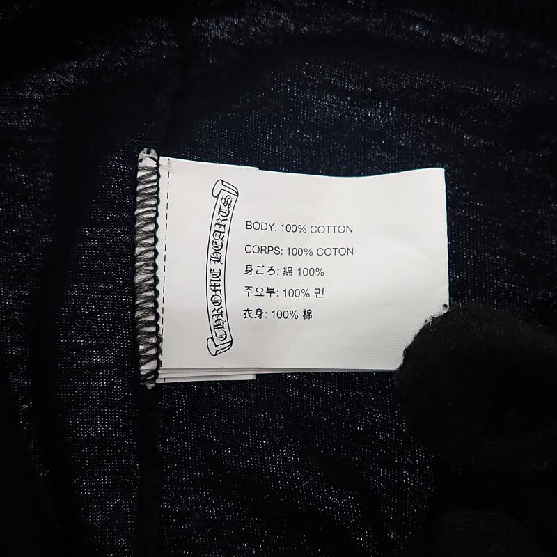 CHROME HEARTS  S Long-sleeved T-shirt black cotton mens