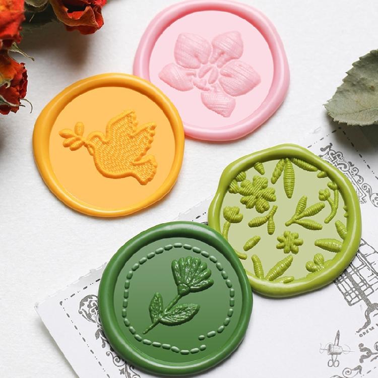 Emboss Wax Seal Stamp Head Removable Sealing Brass Stamp Head for Gift Envelope Invitations Greeting Card Decorations