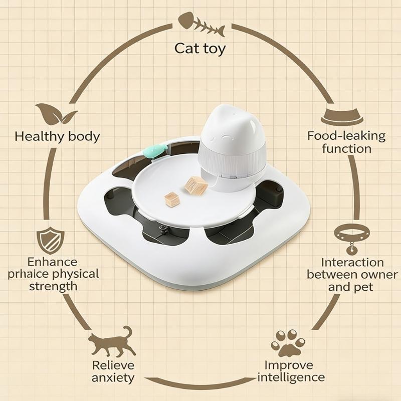 Motorized Animal Play Device Including Rechargeable Battery And Stable Base To Support Healthy Hunting Behavior
