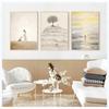 Sheep Kids Back Shadow Poster Print Canvas Printing Wall Art Picture for Living Room Nursery De Watercolor Christianity Jesus
