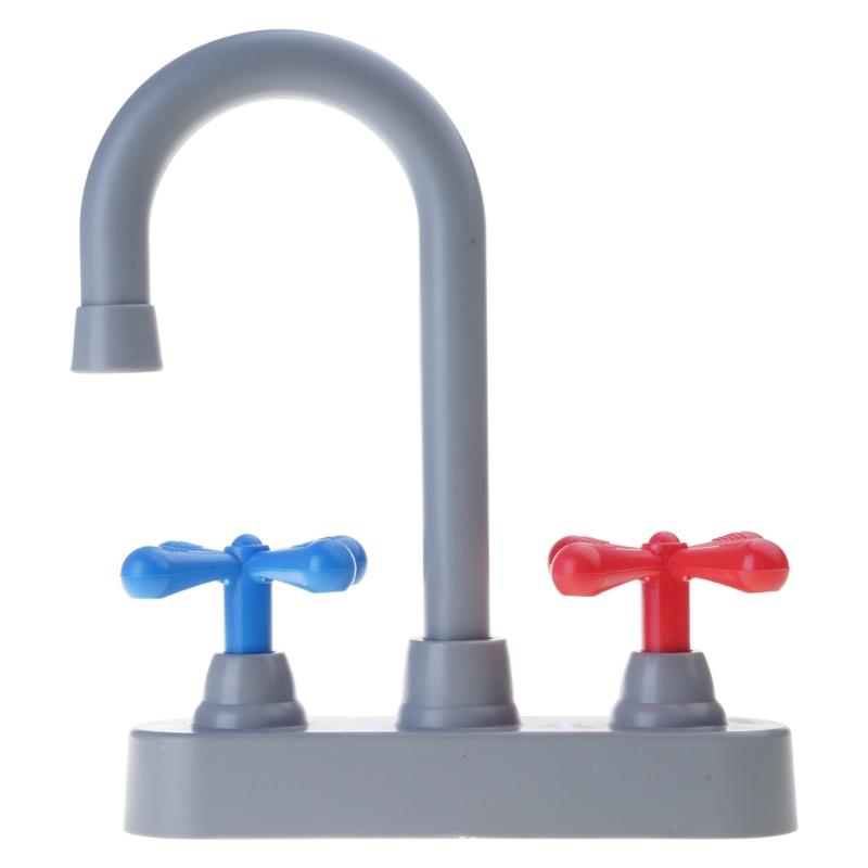 

Safe Plastic Faucet Pretend Play Toy For Children Kitchen Play Interactive Learning Activity Roleplay Sink Accessories 1