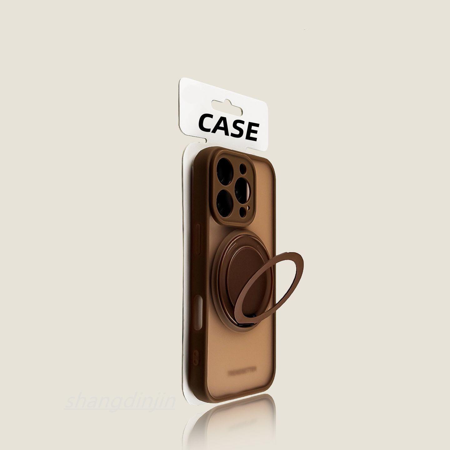 

Frosted Skin Feel 360 Stand Protective Case for iPhone 16 Apple 17 Pro Max, Fully Wrapped iPhone 11 Pro Max