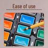 Rubens Ancient Blooming Chinese Painting Pigments Set - 12 Colors, Professional & Student Grade